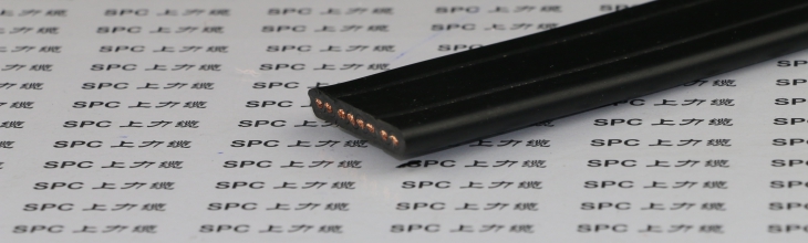 ?YFFBG-OF帶光纖行車扁電纜鋼絲加強型  SPCFLAT-CRANE-YYG+OF雙鋼絲行車扁電纜帶光纜